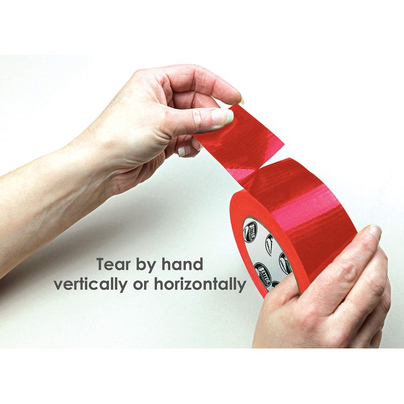 Better Office Products Red Duct Tape, 2 Pack, Heavy Duty
