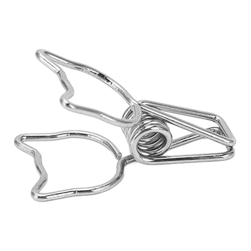 100pcs Cat Binder Clips Cute Cartoon Strong Clamping Force Metal