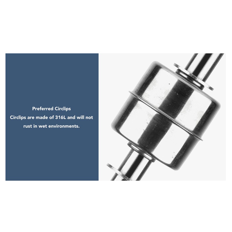 Water Level Controller Sensor Switch 150mm Double Ball Stainless Steel