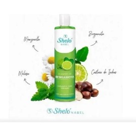 Shampoo Bergamota Original Caida Cabello 530 Ml Shelo Nabel.