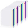 Antner 12 Pack Letter Size Binder Pockets 3 Ring Binder