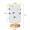 UGDBFUY Dimmable Bedside Lamp Seamless with Flying Bees on a
