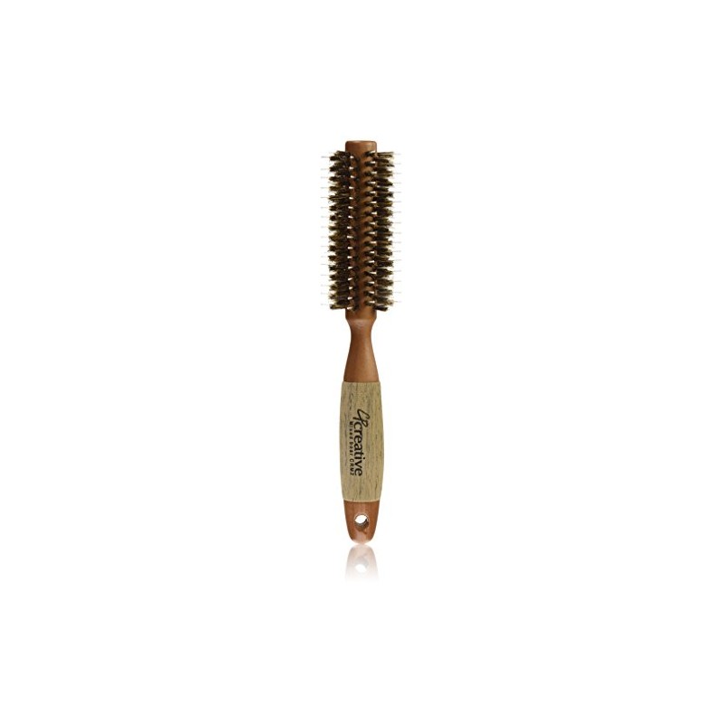 Creative Hair Brushes Sm Md Classic Round Sustainable Wood, 1.75"
