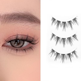 False Eyelashes, Natural, Popular, Short Eyelashes, Top Eyelashes, Handmade False Eyelashes, Actress Eyelashes, 5 Pairs (N2)