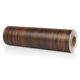 BOMEI PACK Walnut Wood Grain Repair Tape 1Roll 8inch X 33ft,Self Adhesive Repair Patch for Furniture, Floors, Cabinets, Windows, Doors, RV, Home Decor and DIY Projects