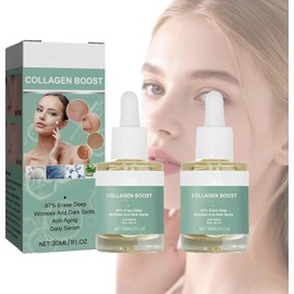 LuxevéRia Sérum Antiedad de Colágeno, Sérum Facial Antiarrugas Lifting, Esencia Hidratante para Piel Madura, Esencia Potente para Minimizar Poros, Apto para Todo Tipo de Piel (2 PCS)