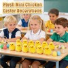 Baaxxango 12 Pcs Easter Fluffy Chicks,3.4 Inch Yellow Soft Plush