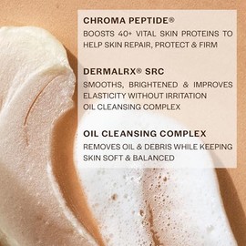 CHROMAT Gel De Limpieza Facial Desintoxicante De 90 Ml: El Mejor Limpiador Facial Antiedad Para Pieles Maduras. Limpiador Suave Con Péptidos Exfoliant