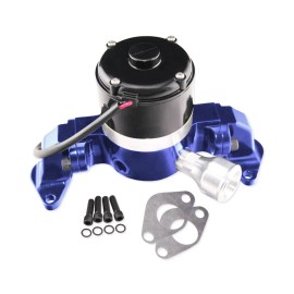 SHOW STOPPER Ford Big Block BBF 429 460 BLUE Electric Water Pump High Volume Flow Aluminum