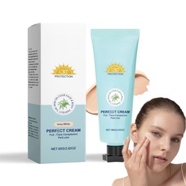 Beauty Body Coverage Per/fector with SPF30,Long-Lasting Cc Cream Body Coverage Per/fector,Full Coverage Foundation & Concealer Cream,Waterproof & Transfer-Resistant Skin Tint,Tinted Moisturiser