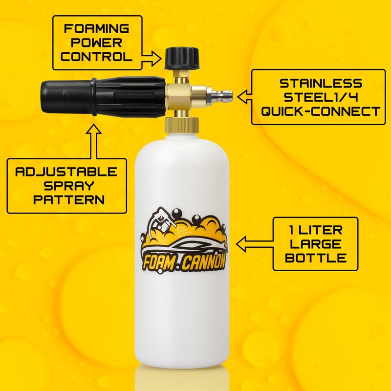 SOFIPE Foam Cannon Kit, 1L Bottle Snow Foam Cannon with