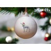 Image Industry Greyhound Ceramic Bauble - Tree Decoration - Christmas