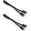 2PCS Deutsch DT DTP Wiring Harness Adapters Connectors Splitters, 2