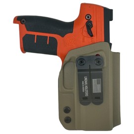 IWB Kydex Holster for Byrna SD - HD Launcher – Optic Ready – Concealed Carry - Adjustable Cant & Retention – Secure Fit – Durable & Lightweight – Made in USA (FDE, Left Hand)