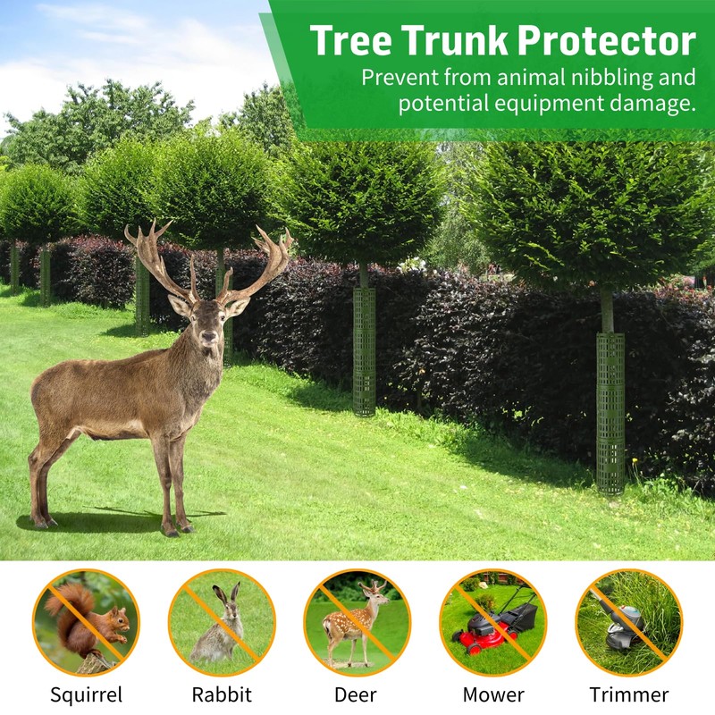 20PCS Plant and Tree Guard Protector, Tree Trunk Protector Around