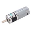 Black Silver Mini Gear Motor Low Noise High Torsion Robust