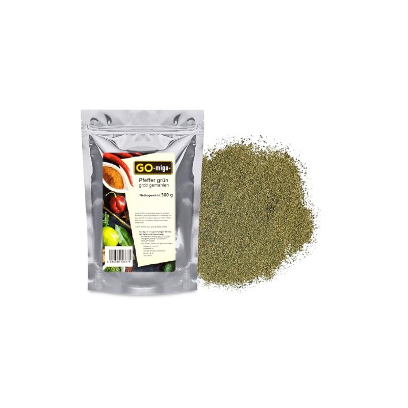 Green Pepper Coarsely Ground 500 g