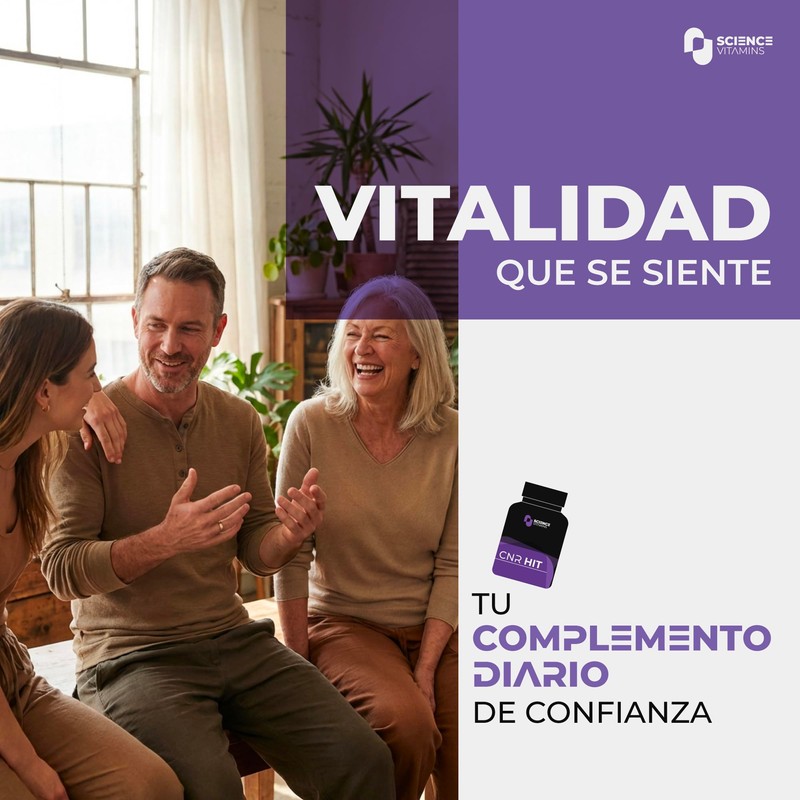 Science Vitamins CNR HIT | Glutatión, Trans-Resveratrol, Curcumina y NAD