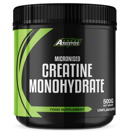Creatine Monohydrate Powder 500g - Premium Grade Creatine Monohydrate - UK Made - Unflavoured Creatine Powder Scoop Included