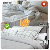 16pcs Duvet Snaps with 20pcs Acrylic Sticker, Self-Adhesive Plastic Duvet