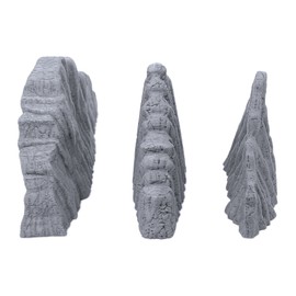EnderToys Volcanic Rock Wall Set B, 3D Printed Tabletop RPG Scenery and Wargame Terrain for 28mm Miniatures