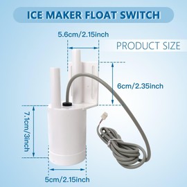 Replacement 4A3624-03 Freezer Float Switch for Hoshizaki KM-1300SRH KM-1300SRH3 KM-1300SWF KM-1300SWF3 KM-1300SWH KM-1300SWH3, Replace for 4A3624-034 A362403 433535-01 43353501
