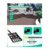 Nicecho Heavy Duty 17"x10" Lawn Leveling Rake w/ 60"L Adjust