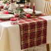 BrightGlow Fabric Sold by the Metre Checked Christmas Fabrics with