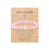Pingyongchang Christian Gifts for Women Men Cross Healing Crystal Bracelet
