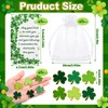 Kigeli 72/108/144 Pcs Shamrock Pins Party Accessories Gift Clover Lapel