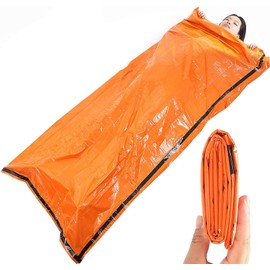 Nisshin Seikan Survival Sheet, Emergency Seat, Sleeping Bag, 2 Blankets, Compact, Lightweight, Reusable Evacuation, Outdoors, Climbing, Sleeping in Car, Earthquakes, Tsunami, Cold Protection, Waterproof, Windproof,