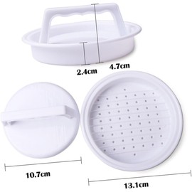 VICASKY Molde para Hamburguesas de Plástico Formador de Carne para Hamburguesa Herramienta de Cocina Casa