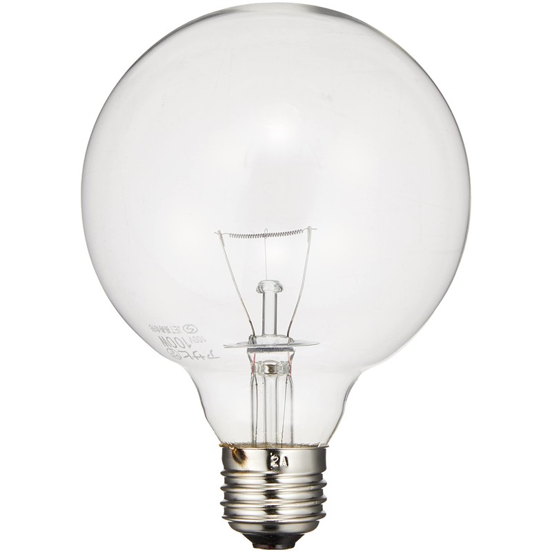 Ohm Electric Ball Ball, Long Life Type (G95/100W/Clear/E26)