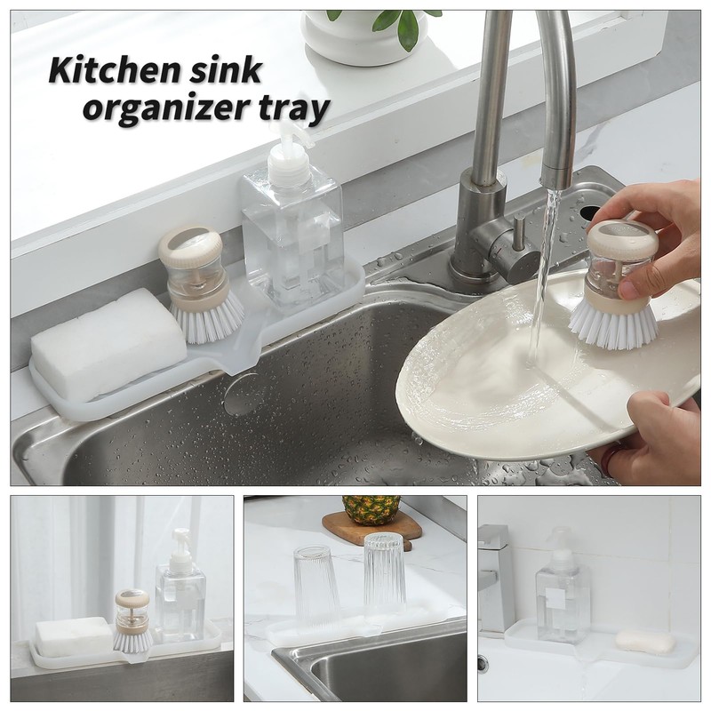 MicoYang Silicone Bathroom Soap Dishes with Drain Spout-Bathroom and Kitchen