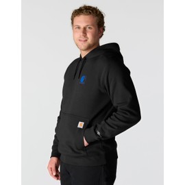 Carhartt Men's Force Relaxed Fit Lightweight Logo Graphic Sweatshirt, Black, Medium