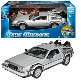 WELLY de Lorean Dmc Delorean Back to Future ii 2 Teil ZurÜck in Die Zukunft 1/24 Modellauto Modell Auto