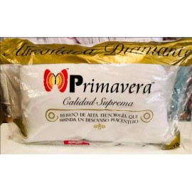 Primavera Par De Almohadas Diamante Hotelera 230 Hilos, Soporte Suave