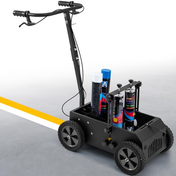 CXRCY Upgraded Double Line/Single Line Striping Line Marking Machine, Adjustable