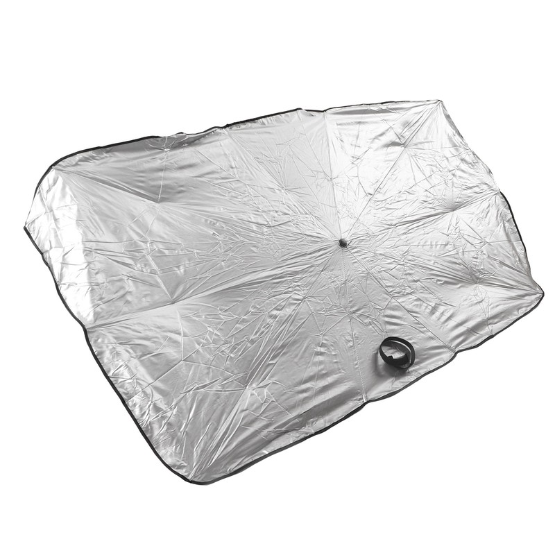 Car Sunshade Umbrella Silver Small Size Sun Protector Parasol Window