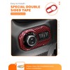 Savadicar Red Carbon Fiber Interior Accessories - Headlight Switch Trim