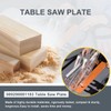 Thaekuns 089290001183 Table Saw Dado Throat Plate for Ridgid R4513