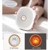 Digital Alarm Clock Portable LED Rechargeable 1200MAH Kid Lock Three