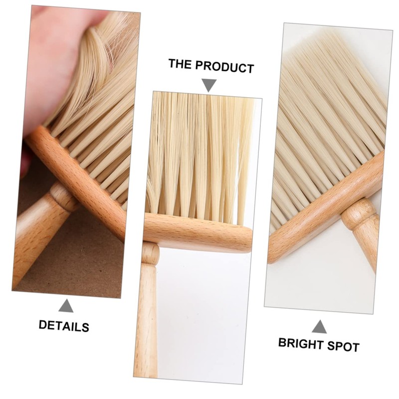 FRCOLOR 1pc Practical Beard Brush with Unique Handle Design Ergonomic