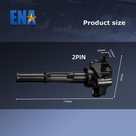 ENA Set of 3 Ignition Coil with 6 Platinum Spark Plug and Wire Set Compatible with Toyota 4Runner T100 Tacoma Tundra 1995-2004 3.4L Replacement for UF156 C1041 90919-02212 5C1308 E679
