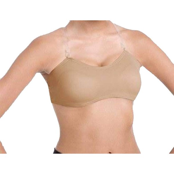 Body Wrappers 274 Womens' Under Wraps Padded Convertible Halter/Tank Bra (M, Nude)