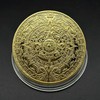 URUON Mayan Civilization Aztec Calendar Coin Metal Commemorative Art Coin