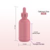 seafulee 2 oz Pink Coated Glass Dropper Bottles (60ML) with