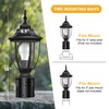 Lamomo Motion Sensor Outdoor Post Lights, Dusk to Dawn Lamp