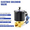 ERGAOBOY 3/8 inch BSP 24 V brass electromagnetic valve with