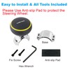 Hypersonic Steering Wheel Spinner Knob - Compatible with Standard Steering